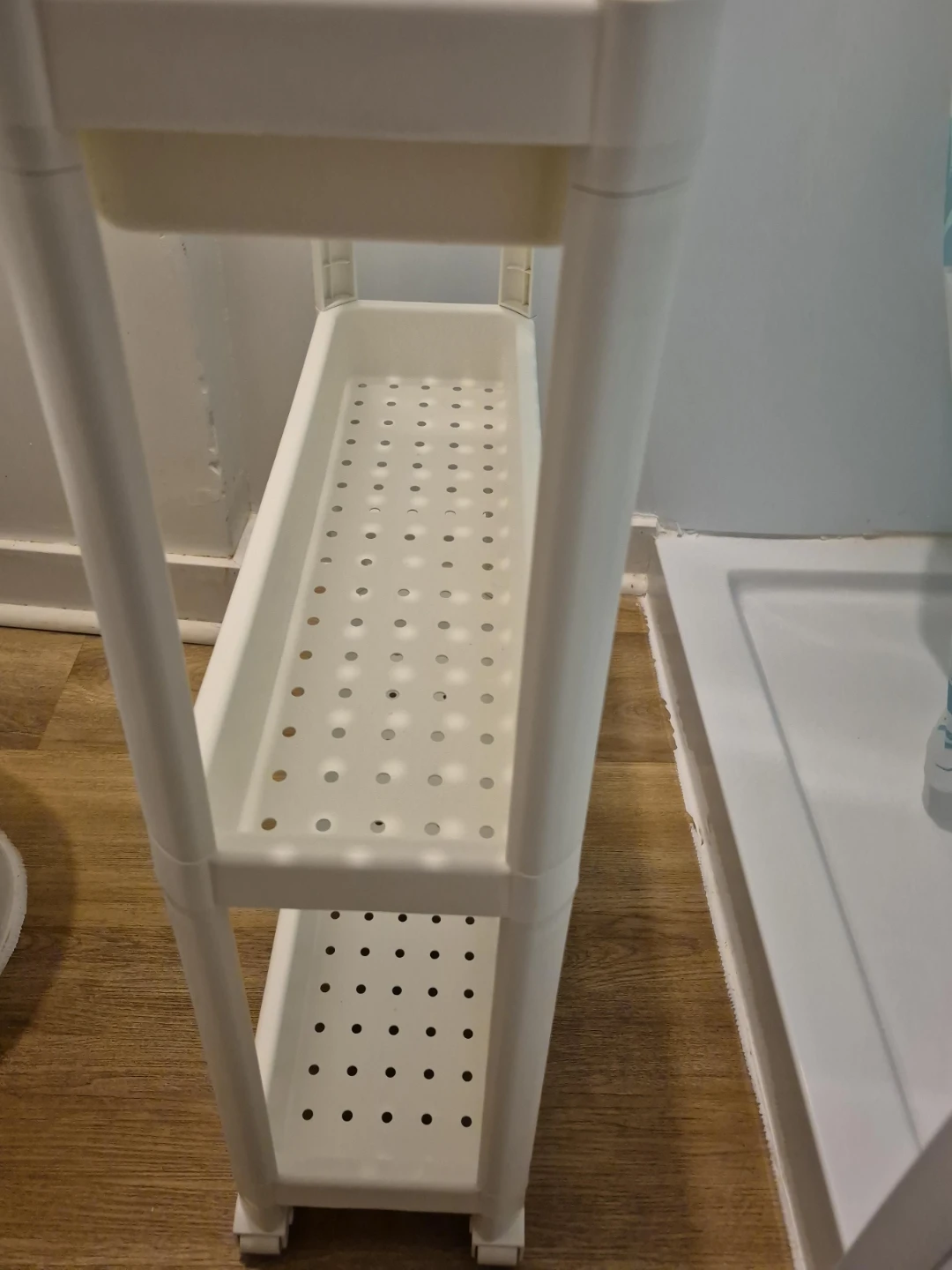 Étagère de rangement mince 3 tablettes
