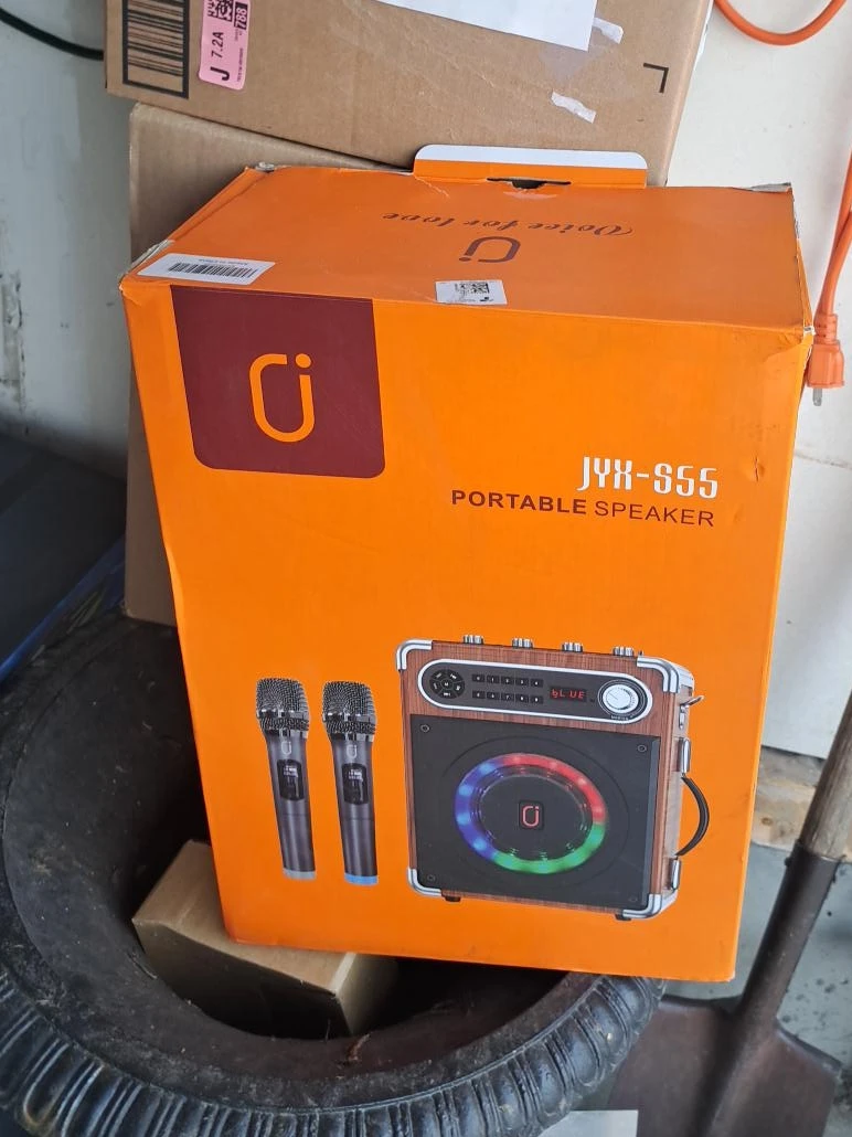 Portable Speaker with Microphones JYX-S55