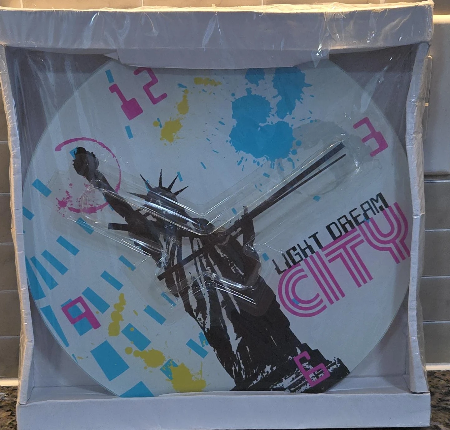 Light Dream City Wall Clock