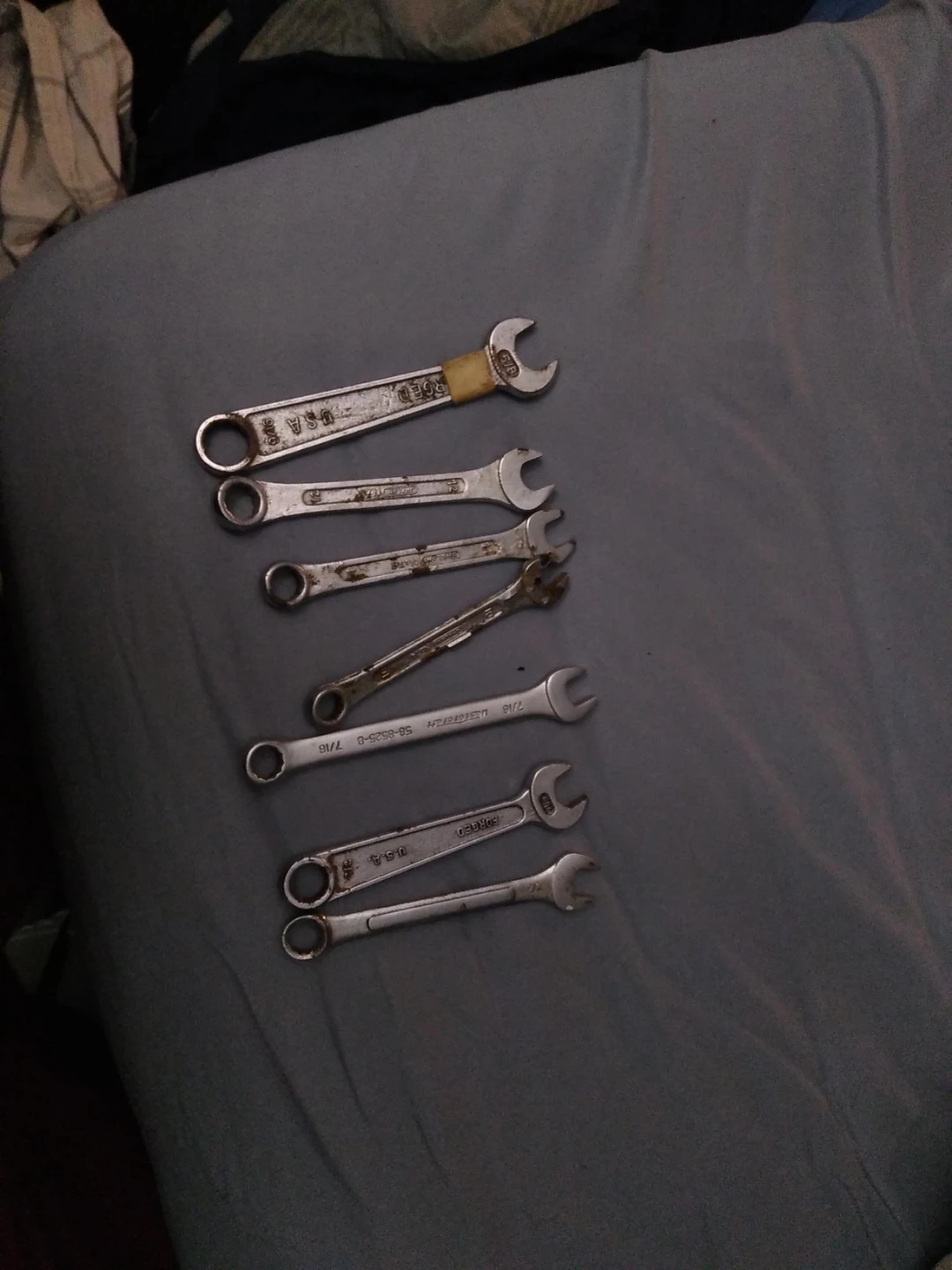 Set of 7 Wrenches