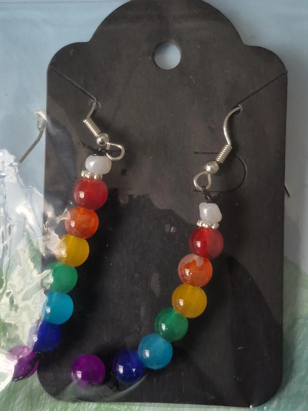 Rainbow Chakra Stone Earrings