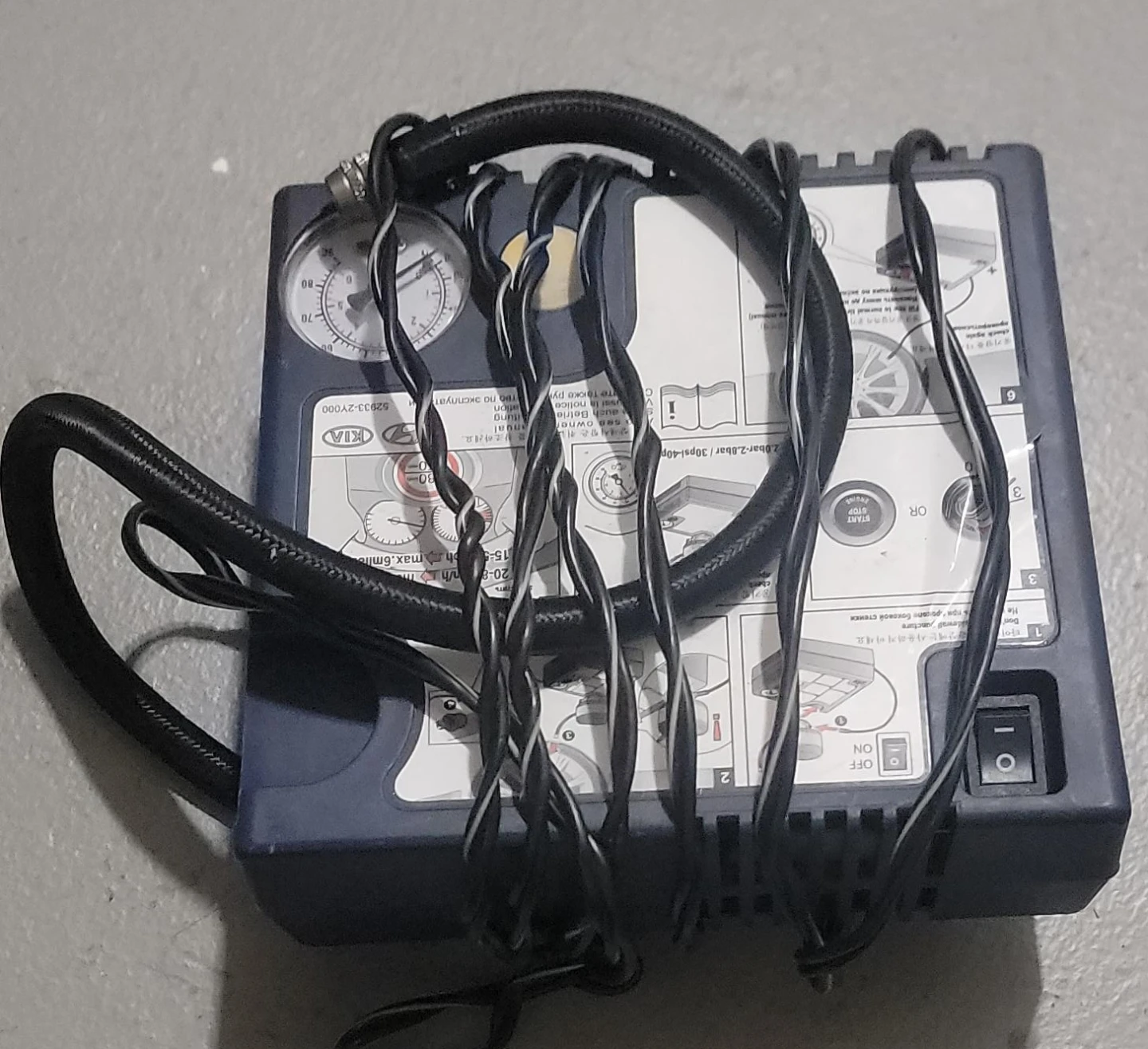KIA Tire Inflator Portable Air Compressor