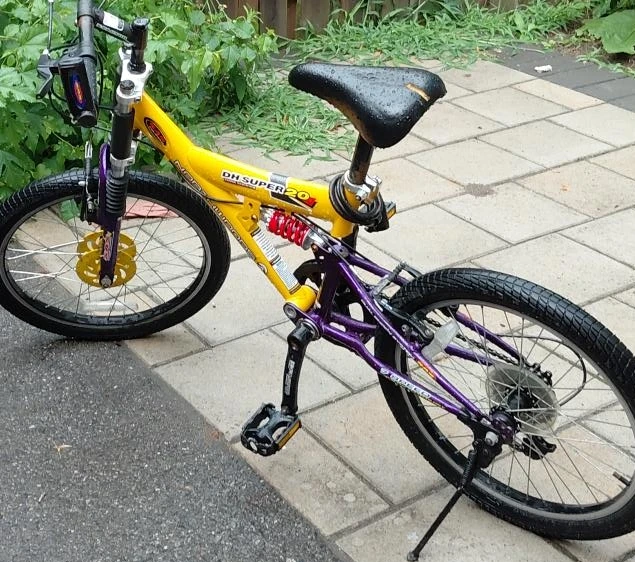 Yellow DH SUPER 20 Mountain Bike