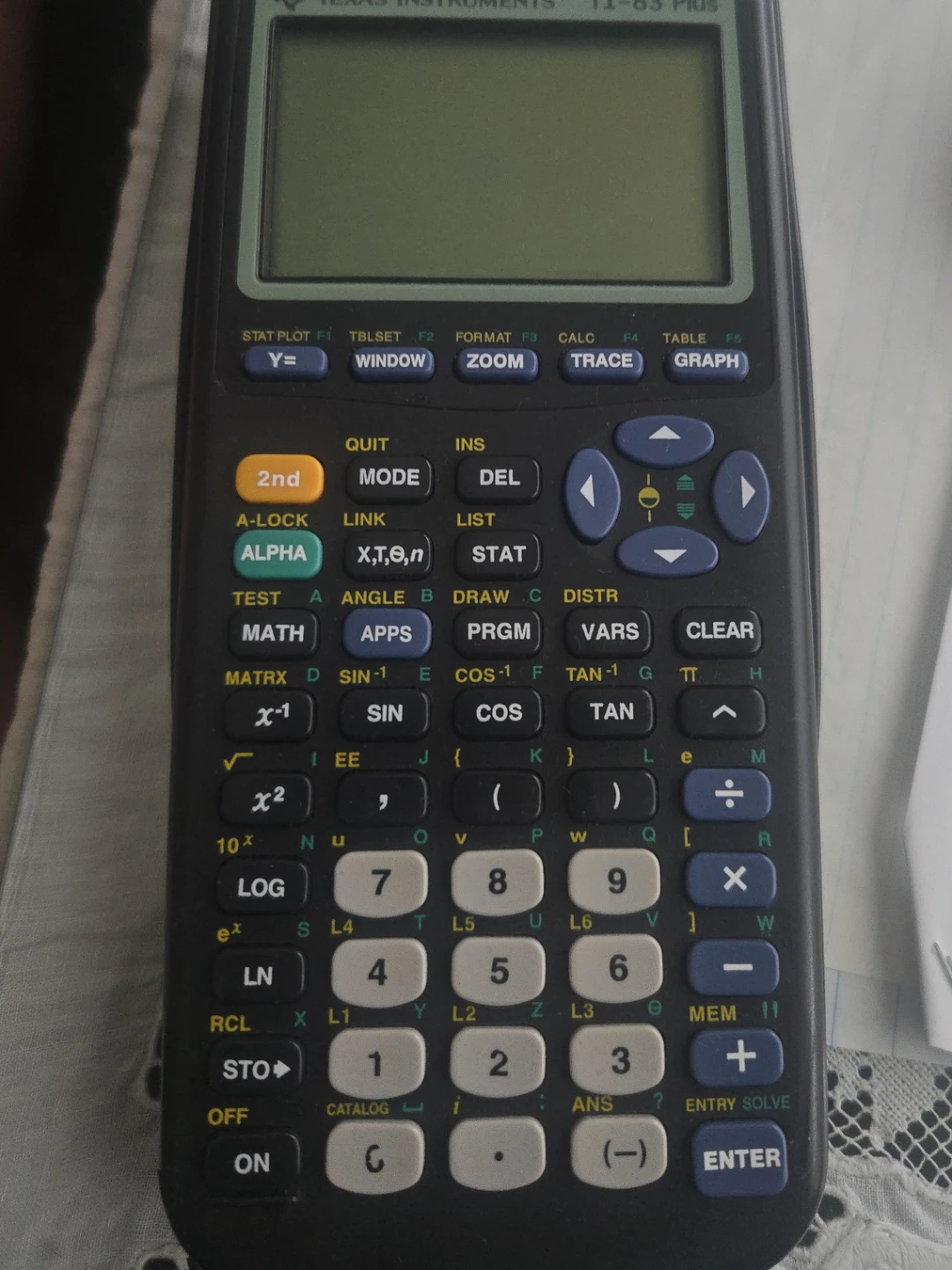 Texas Instruments TI-83 Plus Calculator (broken)