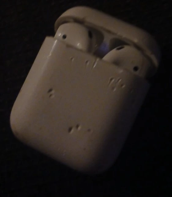 White Wireless Earbuds with Charging Case