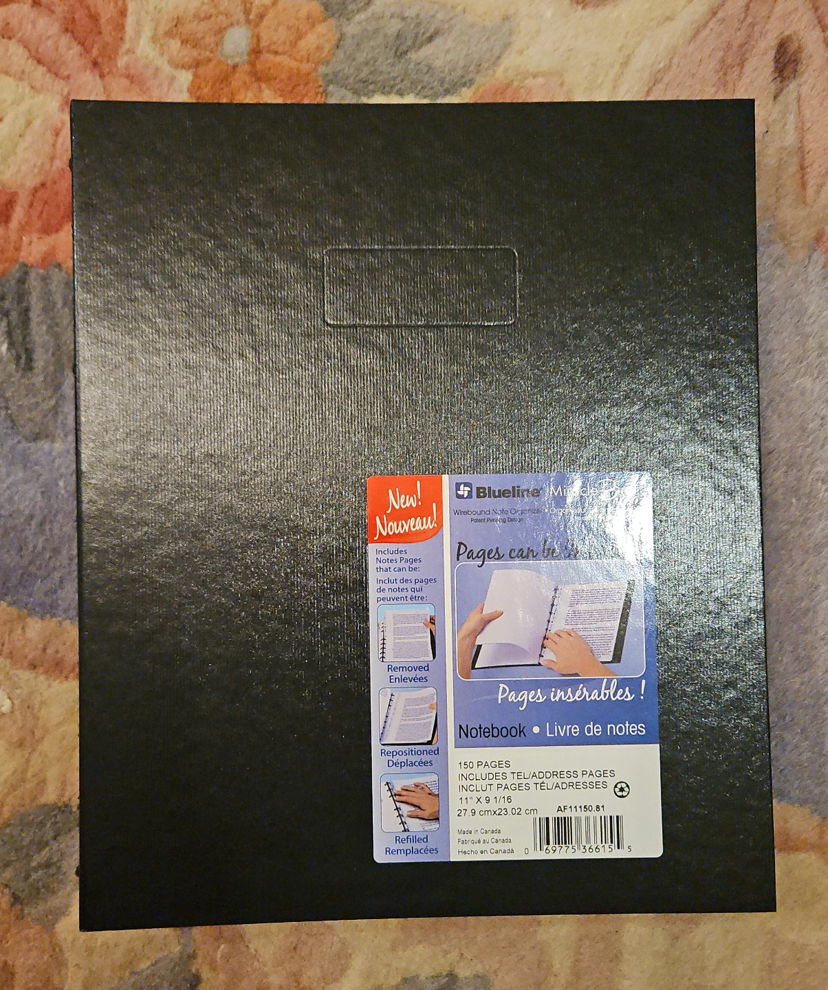 Blueline Wirebound Notebook - 150 Pages