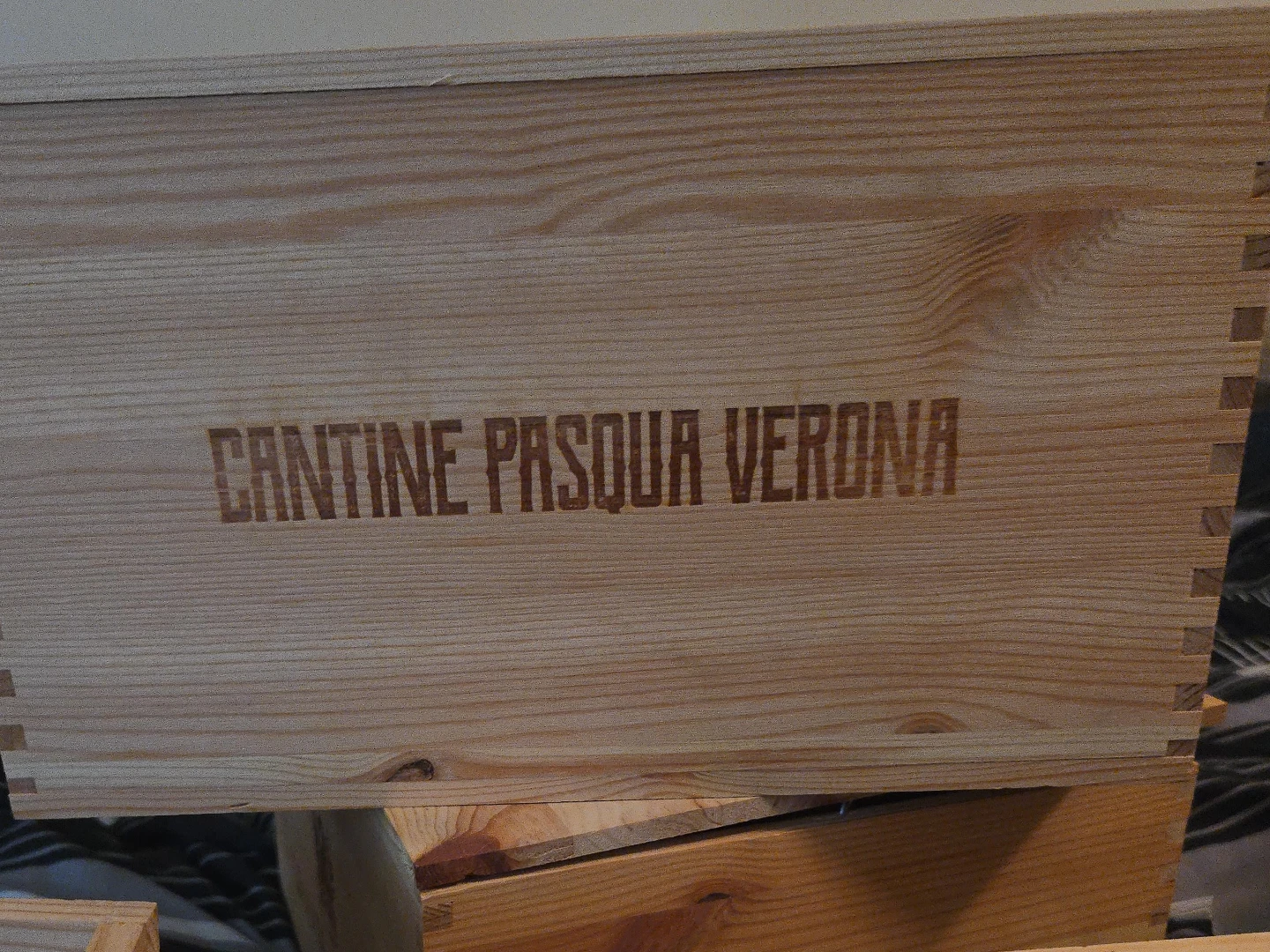 Cantine Pasqua Verona Wooden Crate