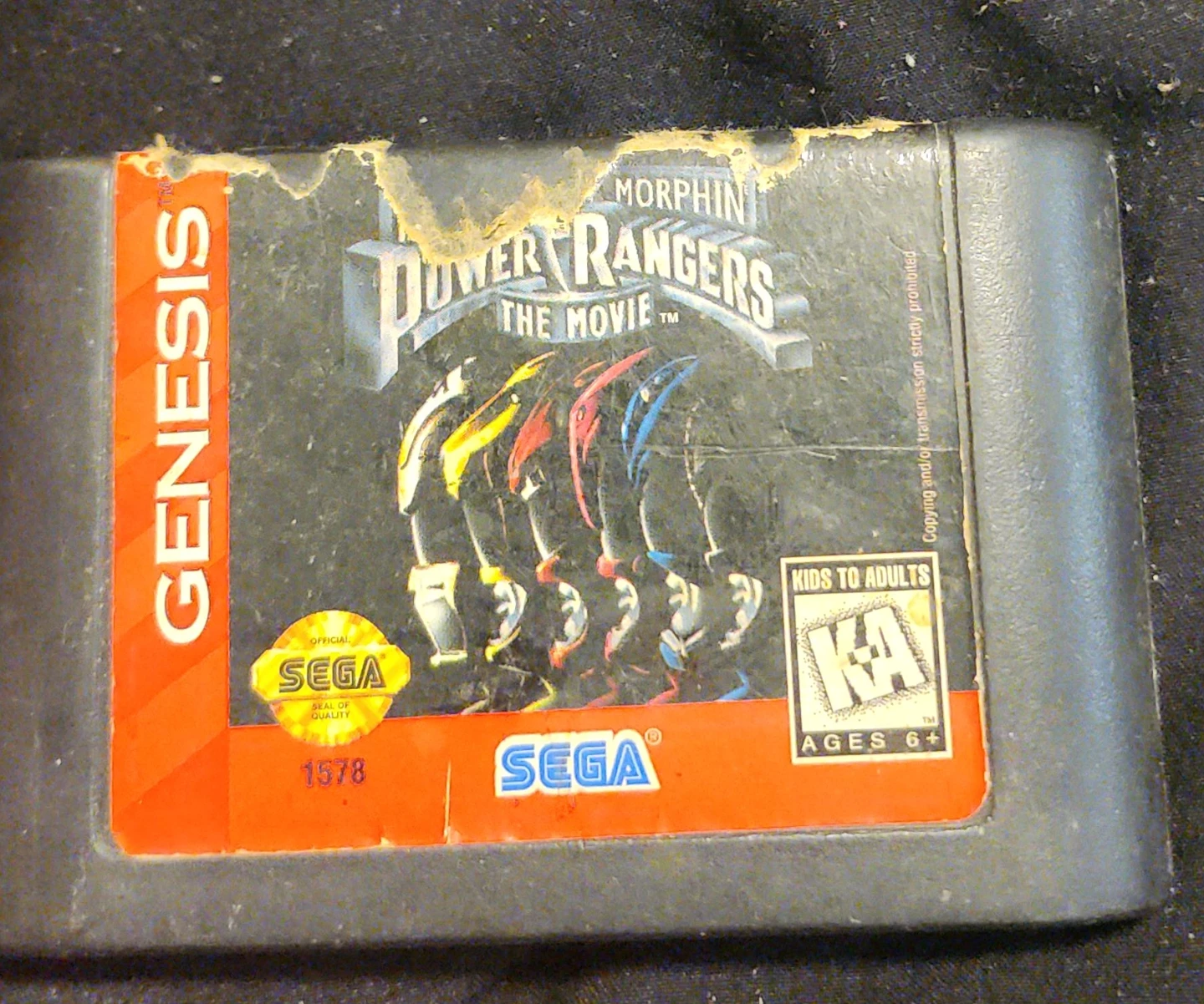 Mighty Morphin Power Rangers: The Movie Sega Genesis Game