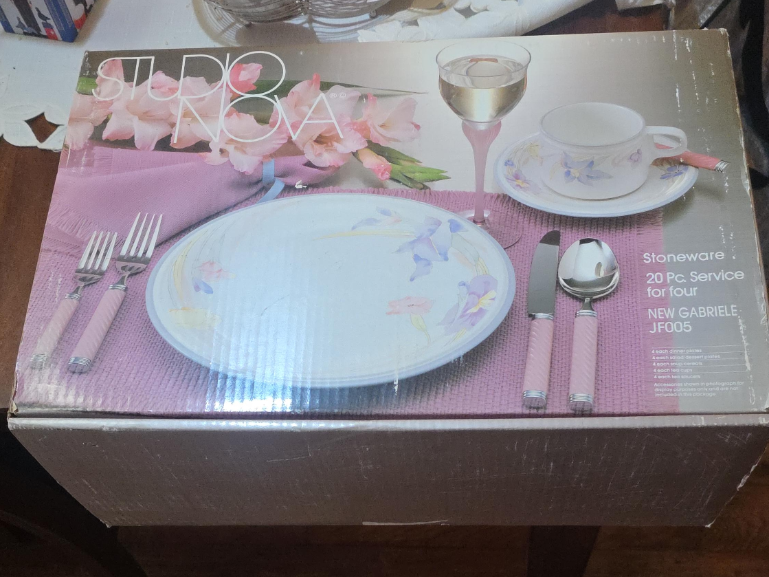 Studio Nova Stoneware 20 Piece Dinnerware Set
