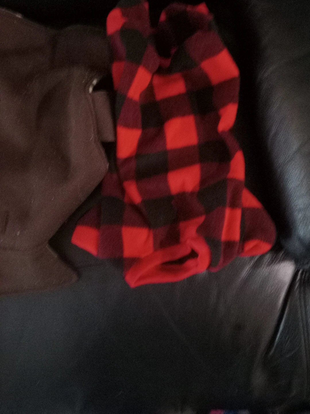 Red and Black Buffalo Plaid Dog Pajamas