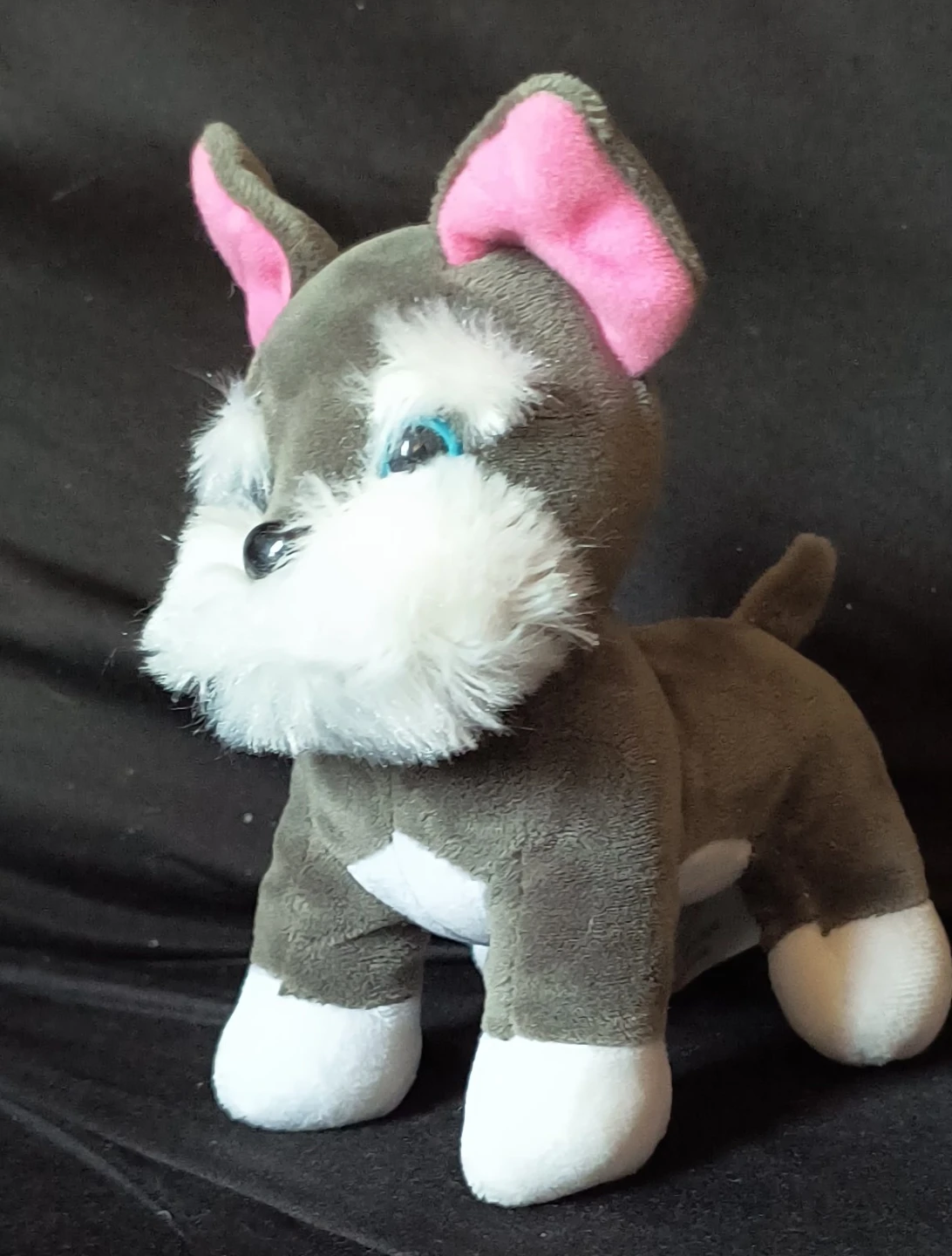 Plush Schnauzer Dog Toy