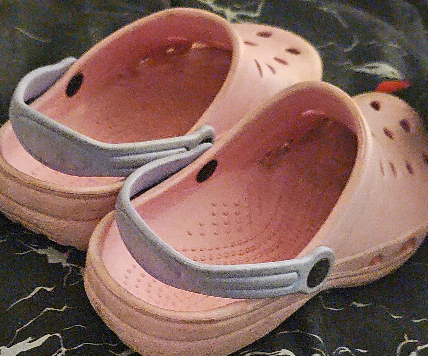 Pink Crocs Size 5