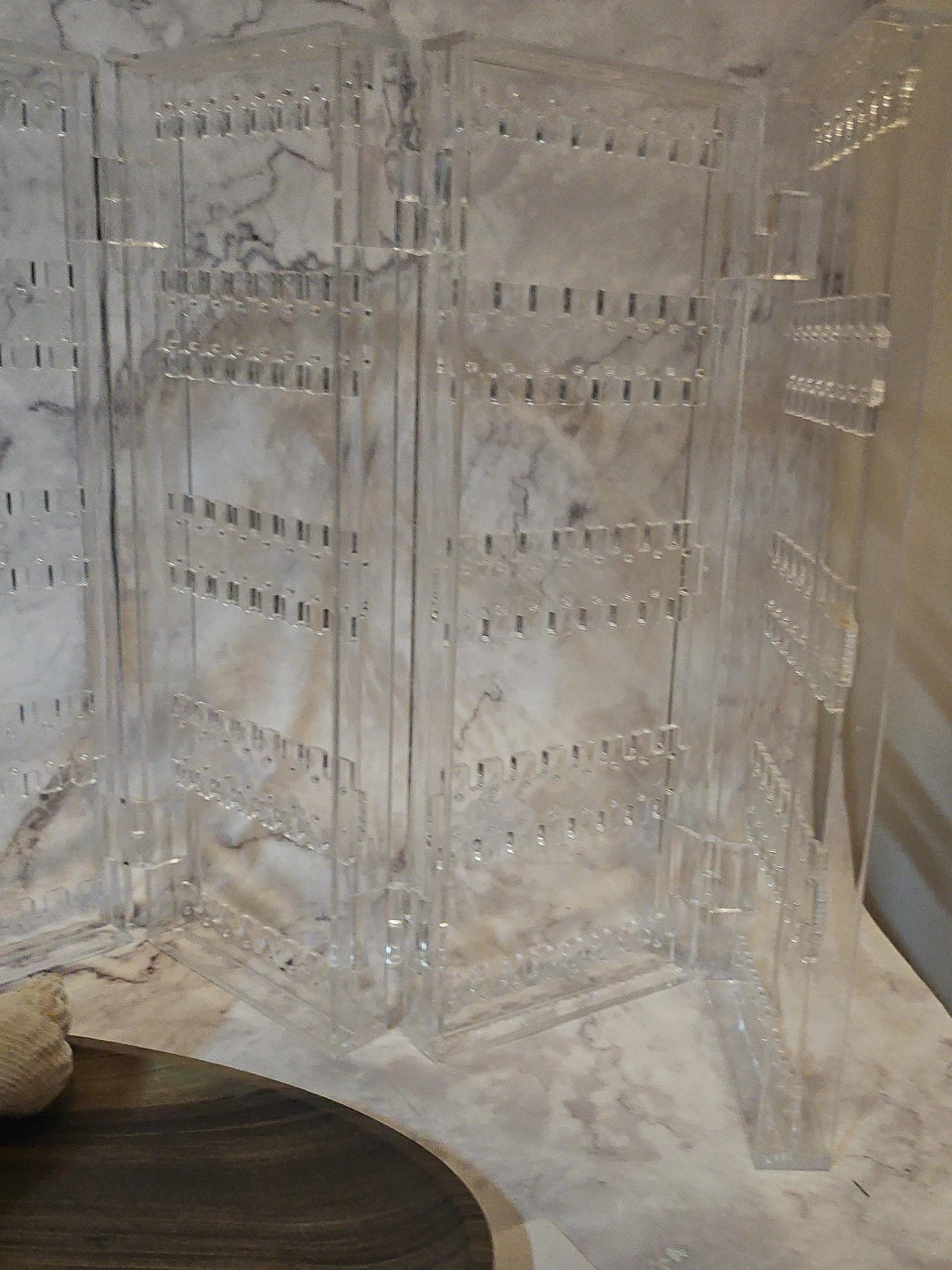Clear Acrylic Earring Organizer Display Stand