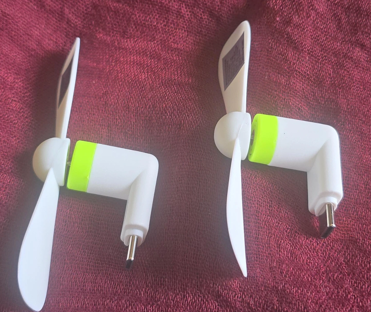2 Mini USB Phone Fans