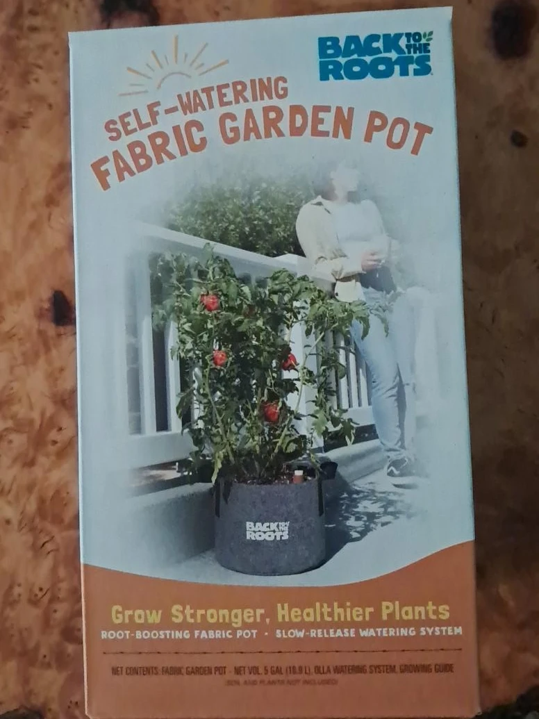 Back to the Roots Self-Watering Fabric Garden Pot