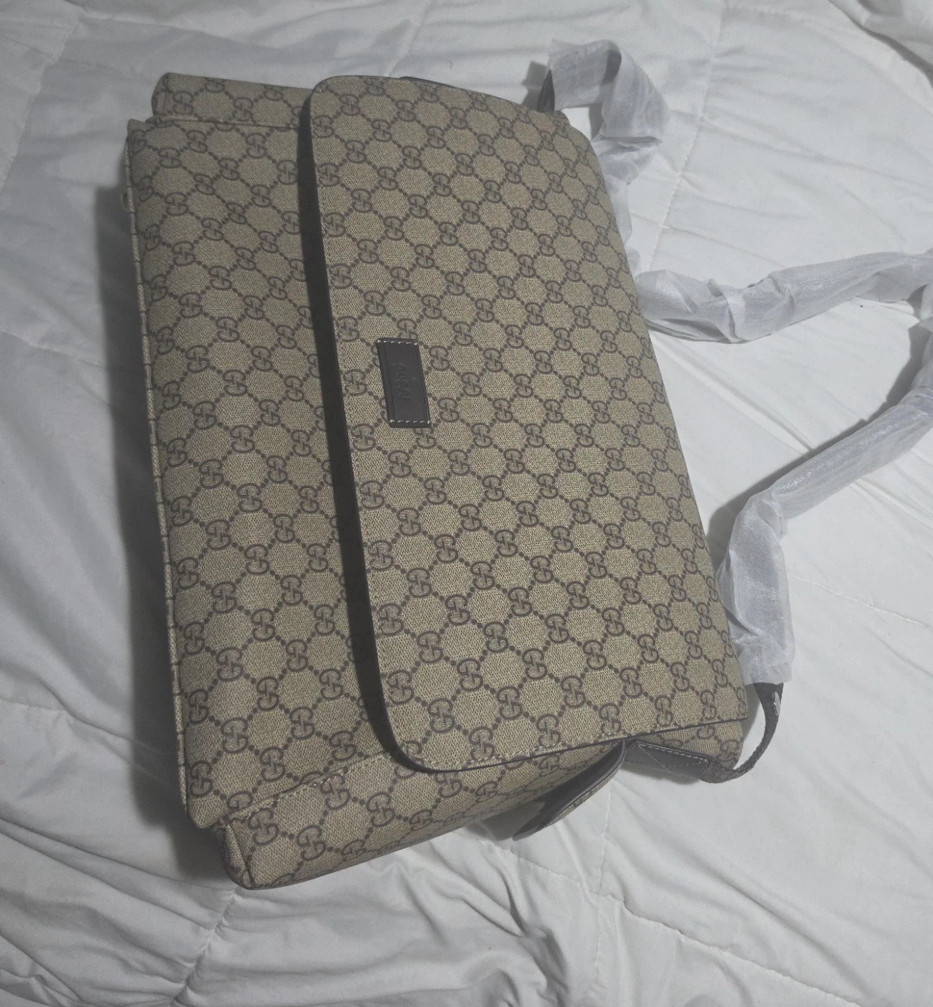 Gucci Monogram Messenger Bag
