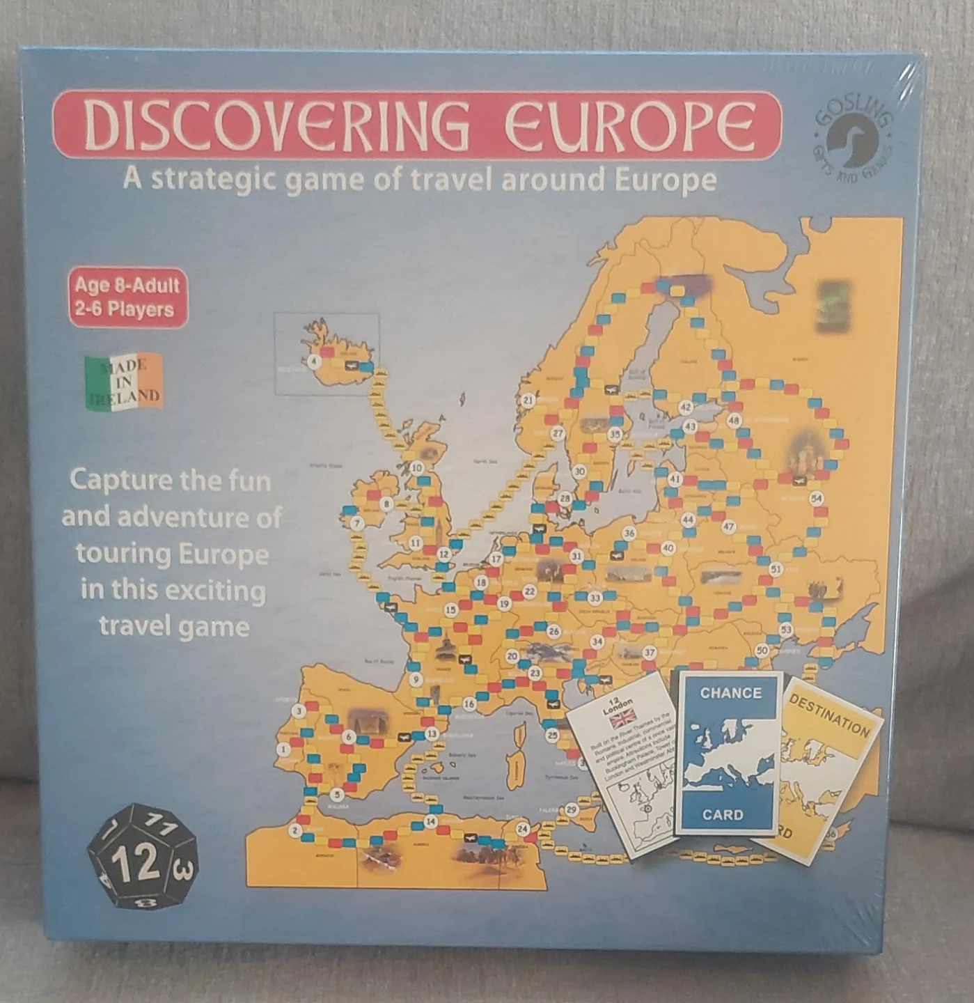 Discovering Europe Board Game - Unopened