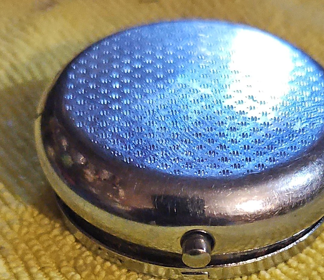 Vintage Round Pill Case