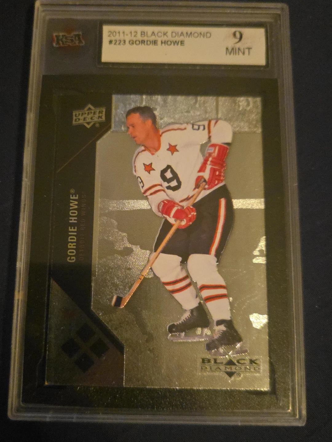 2011-12 Upper Deck Black Diamond Gordie Howe #223 Hockey Card