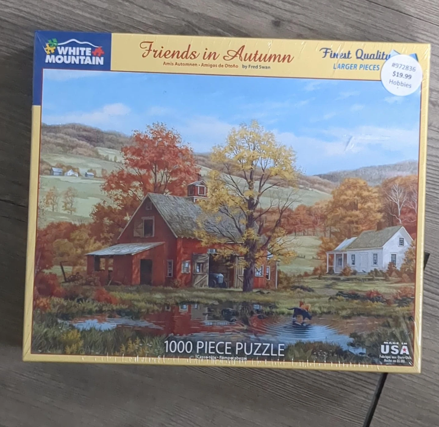 White Mountain Friends in Autumn 1000 Piece Puzzle