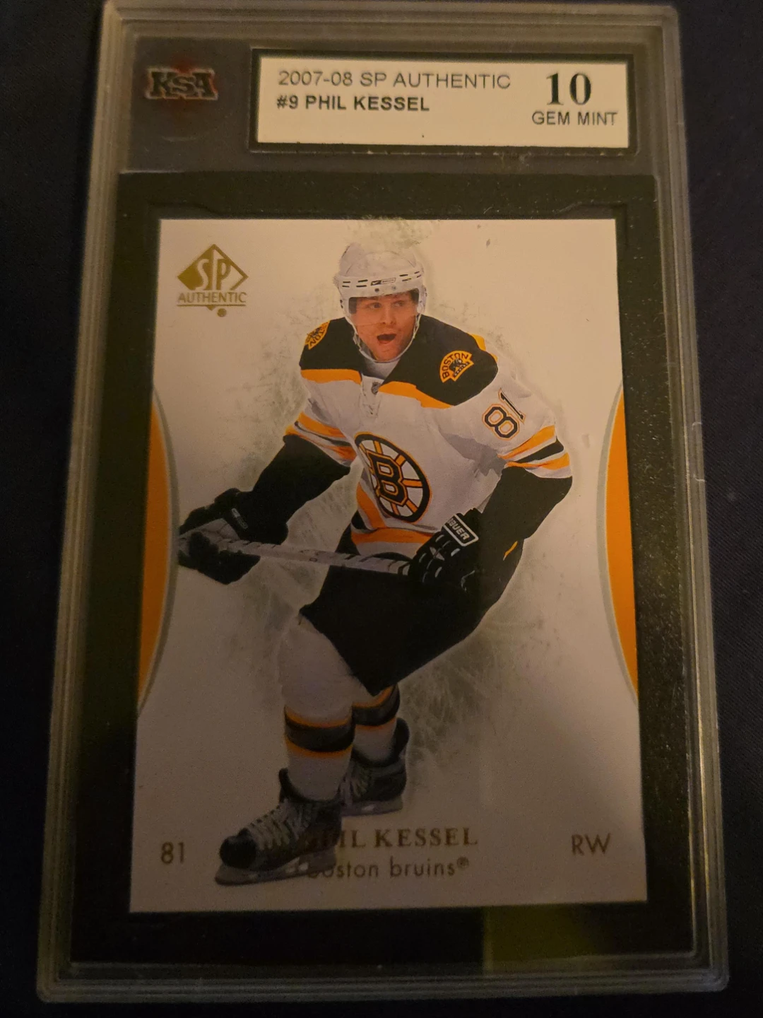 2007-08 SP Authentic Phil Kessel #9 Hockey Card