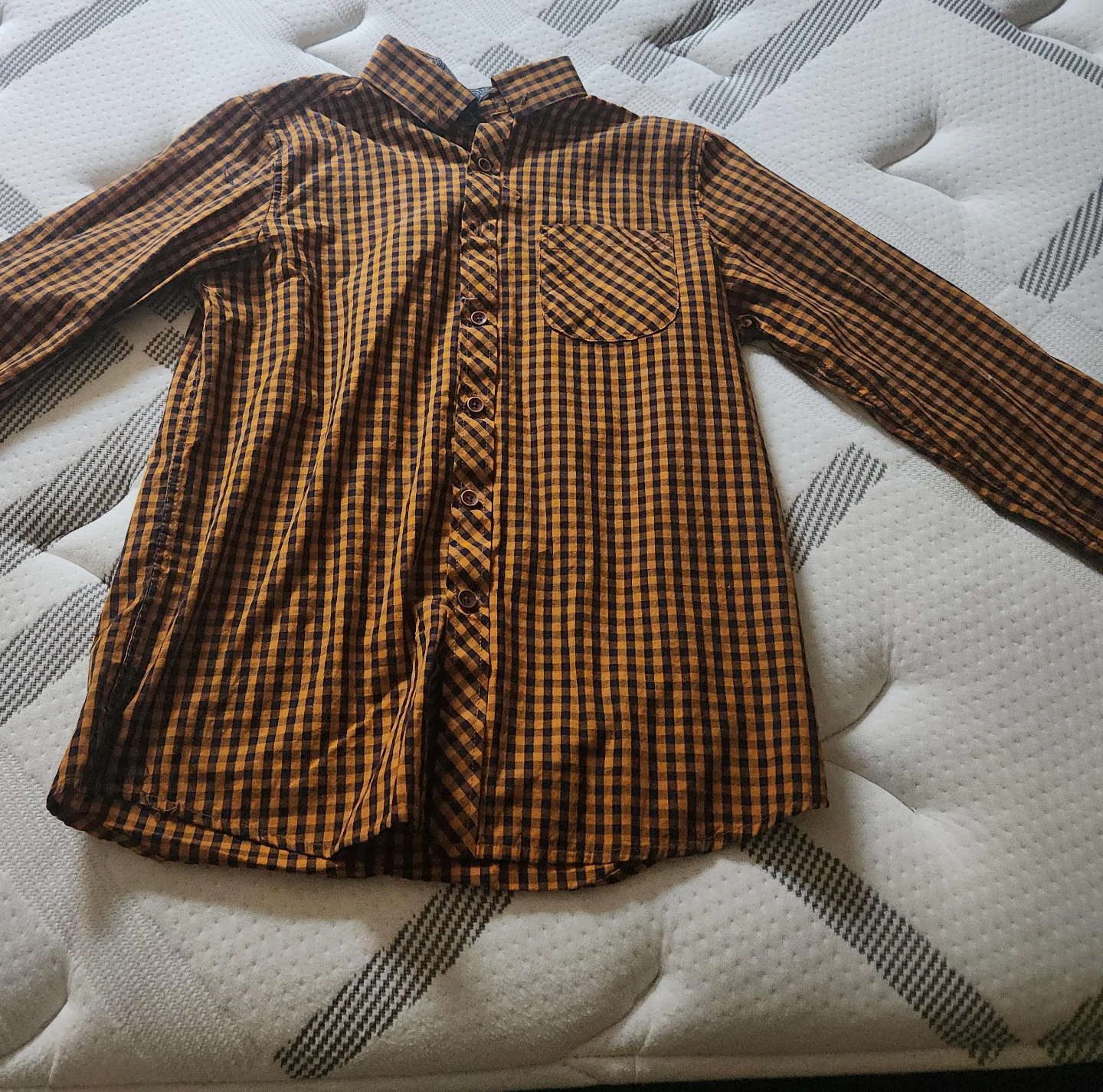 Men's Plaid Long Sleeve Shirt