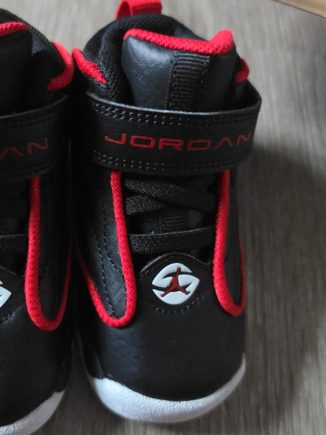 Jordan Pro Strong TD Toddler Shoes Black Red 5c