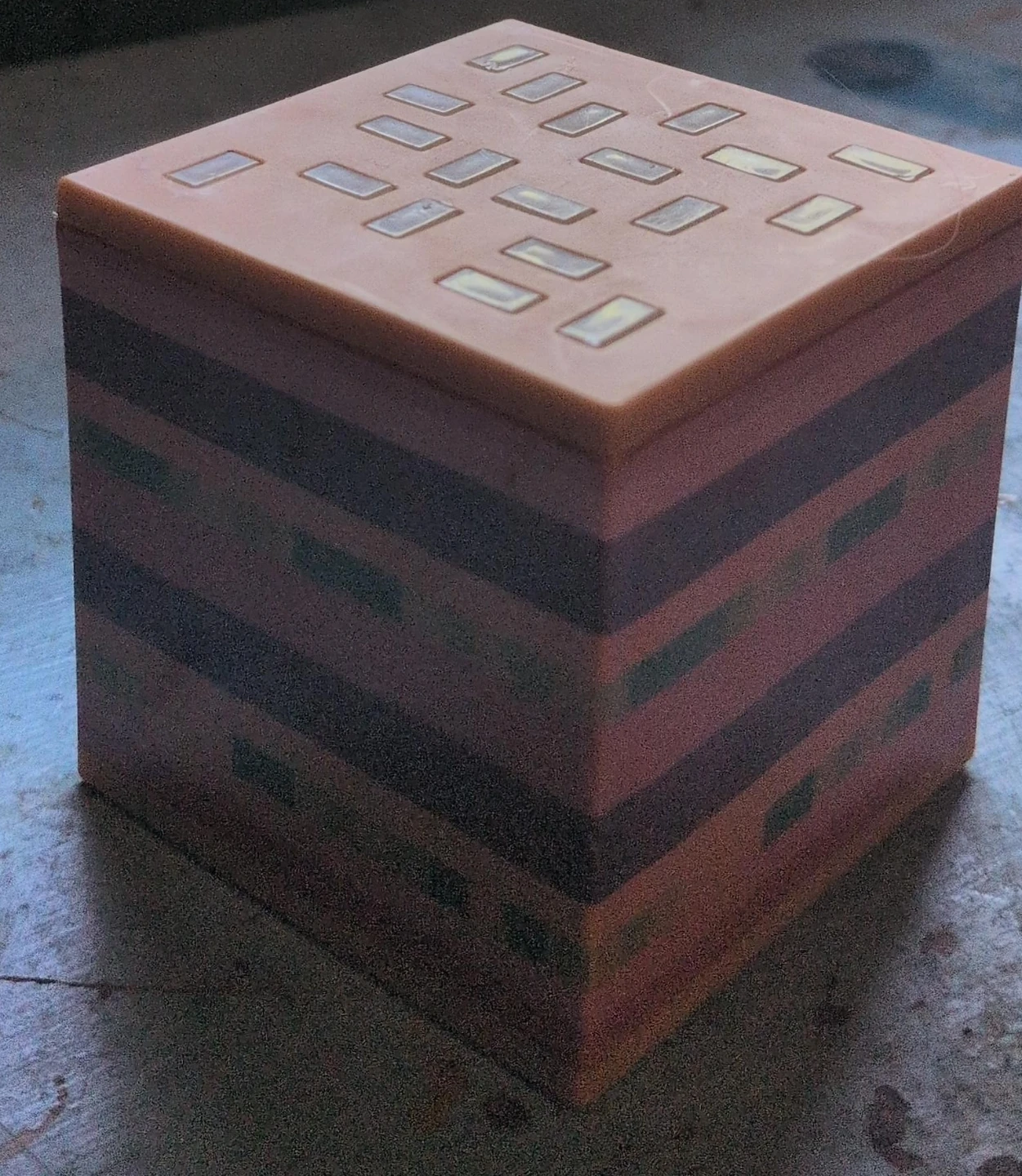 Minecraft Burger cube promo item