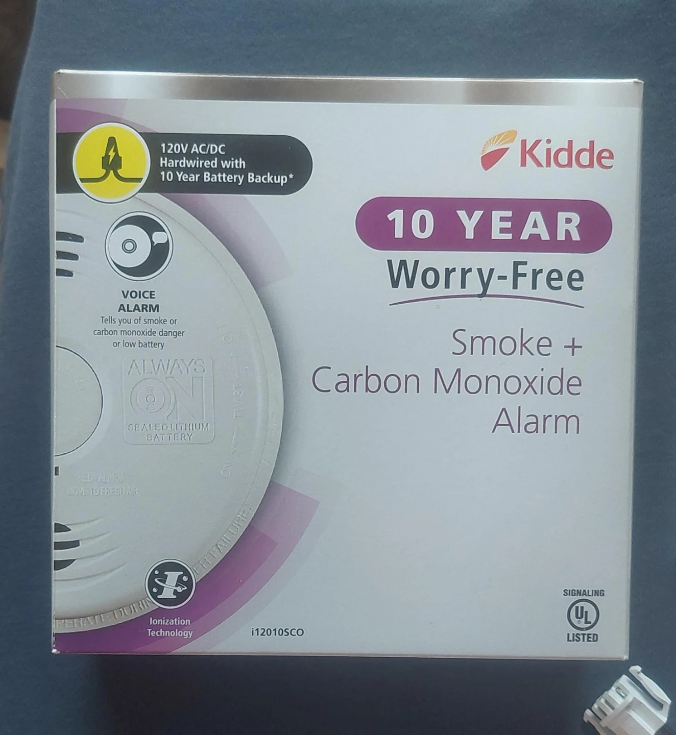 New Kidde 10 Year Smoke + Carbon Monoxide Alarm