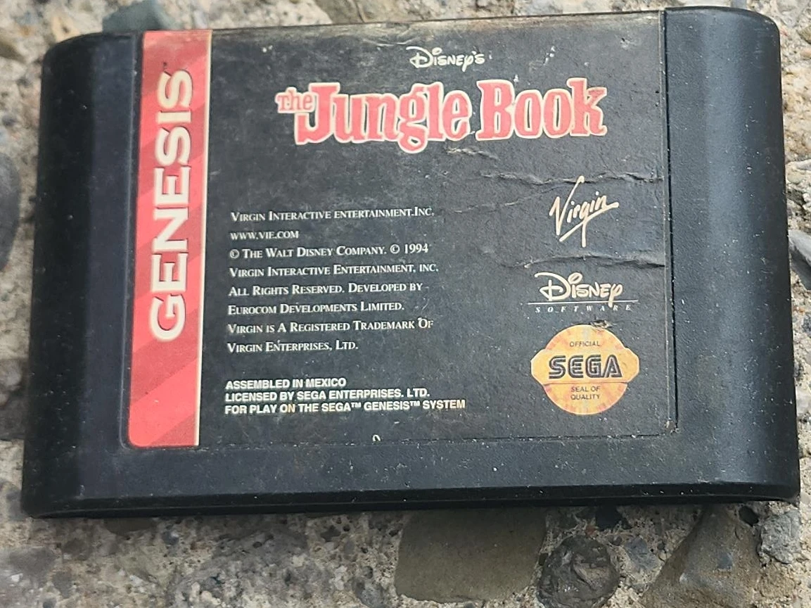 Disney's The Jungle Book Sega Genesis Game