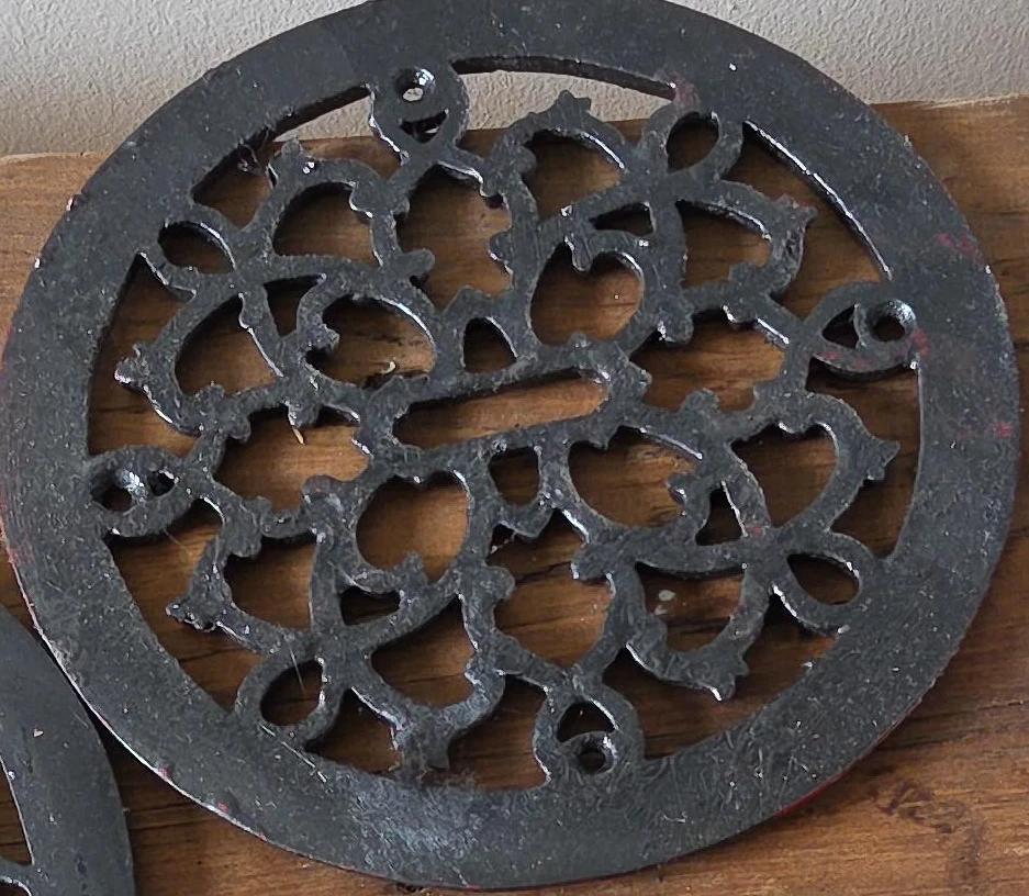 Ornate Cast Iron Trivet