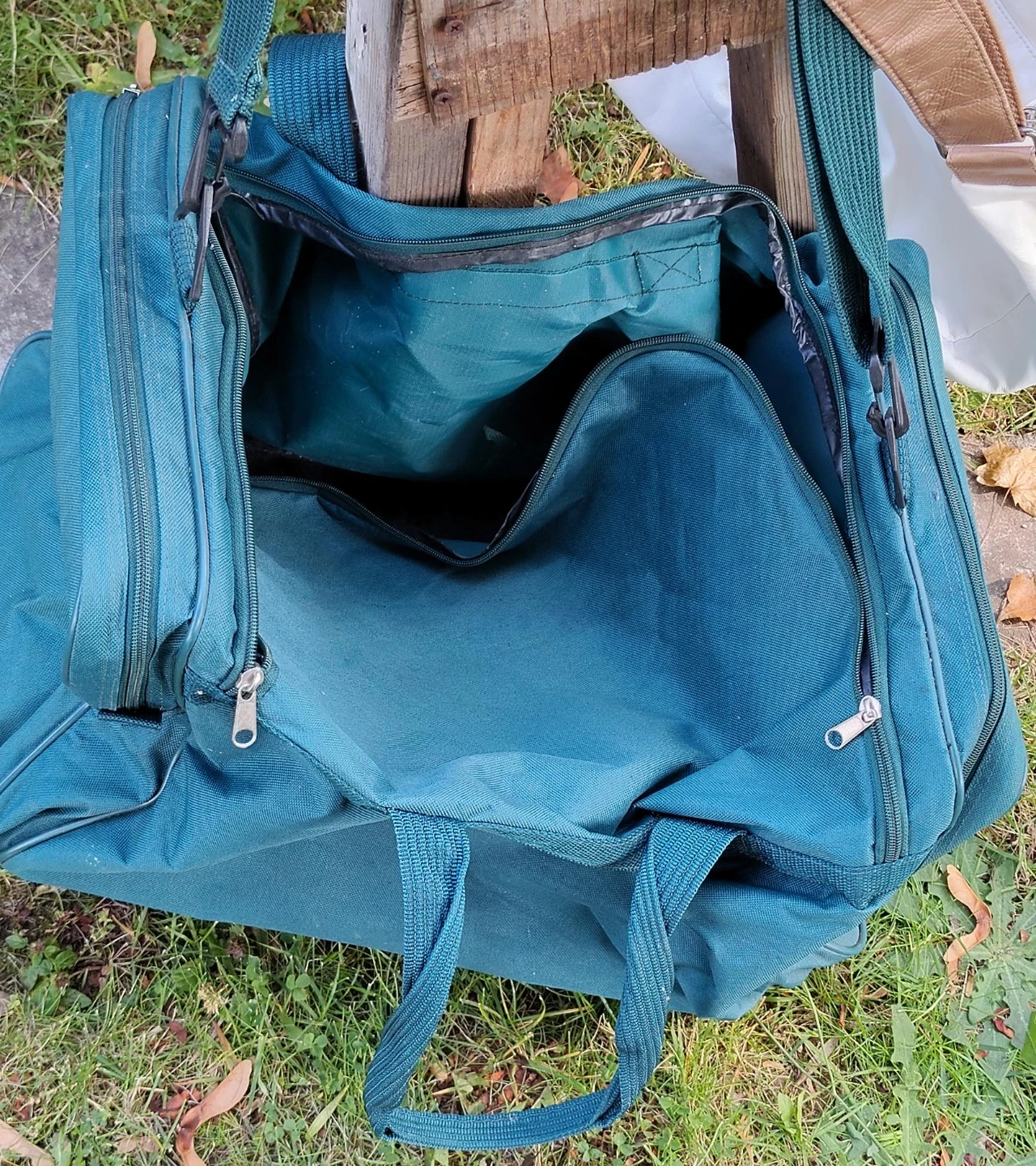 Teal Duffel Bag