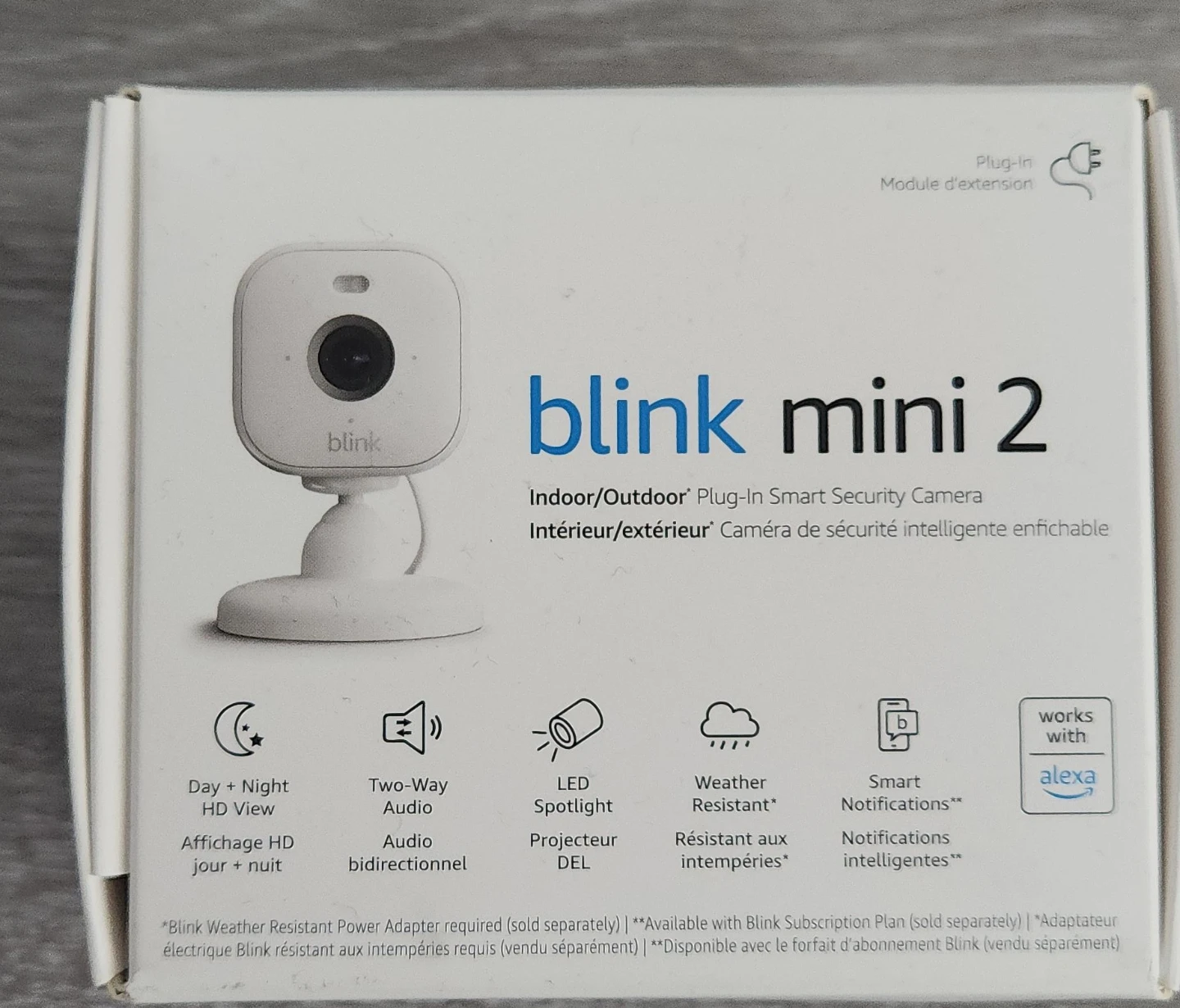 Blink Mini 2 Indoor/Outdoor Plug-In Smart Security Camera - photo 2