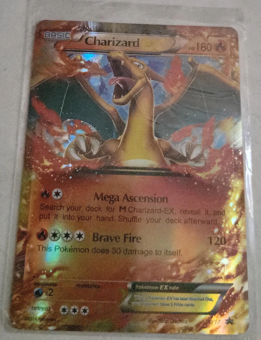 Pokemon TCG M Charizard-EX XY17 Card