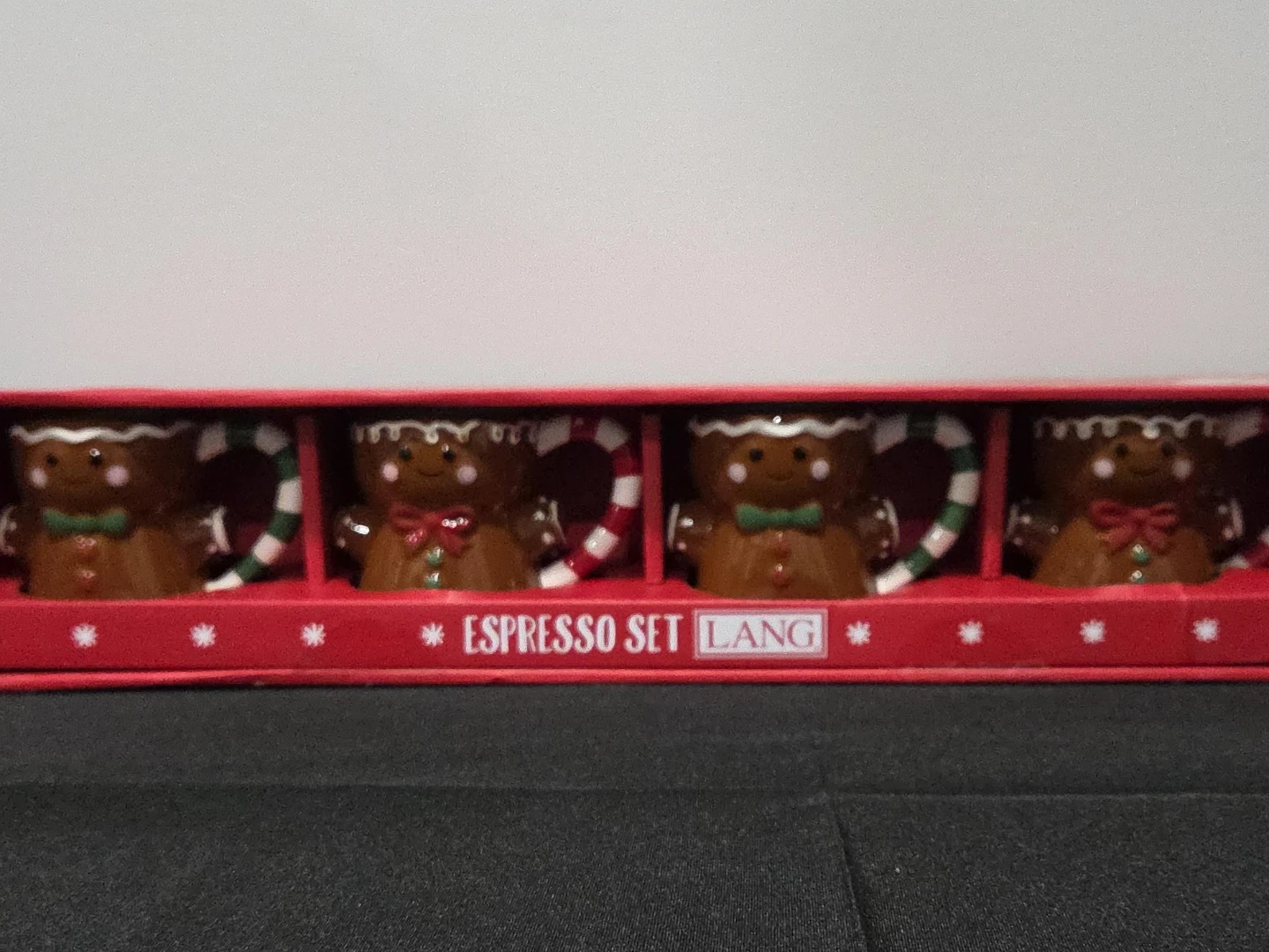 Lang Espresso Set - Gingerbread Men