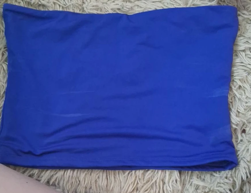 Blue tube top small