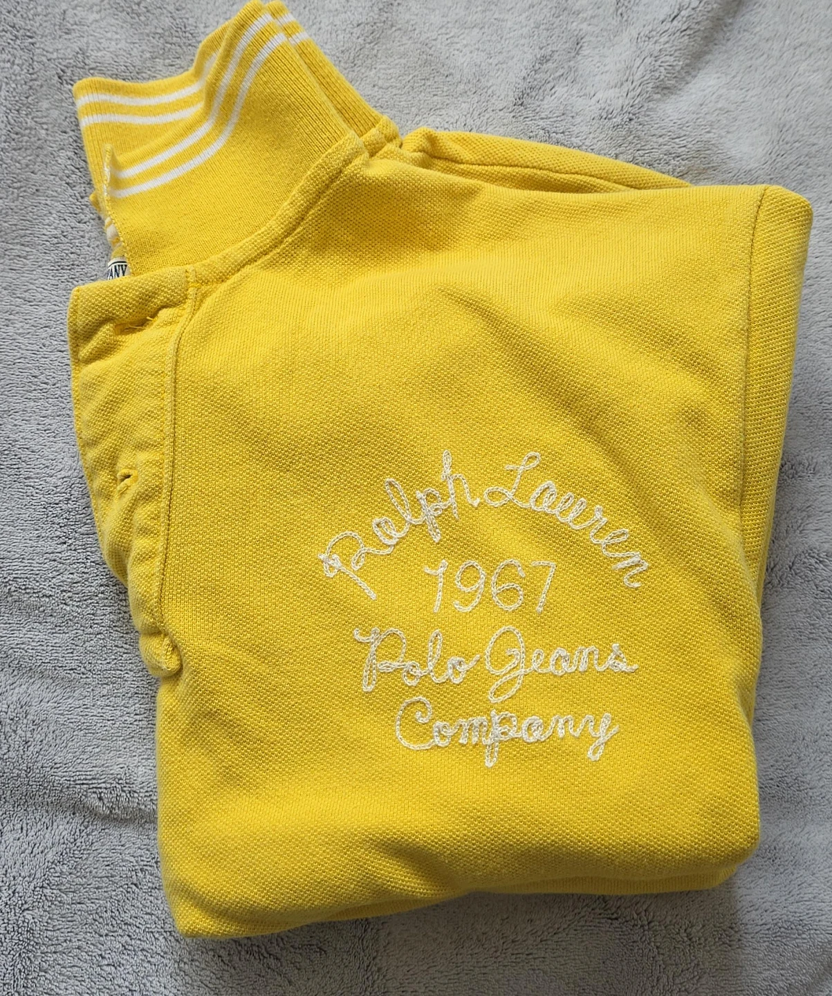 Ralph Lauren Polo Jeans Company 1967 Yellow T-Shirt