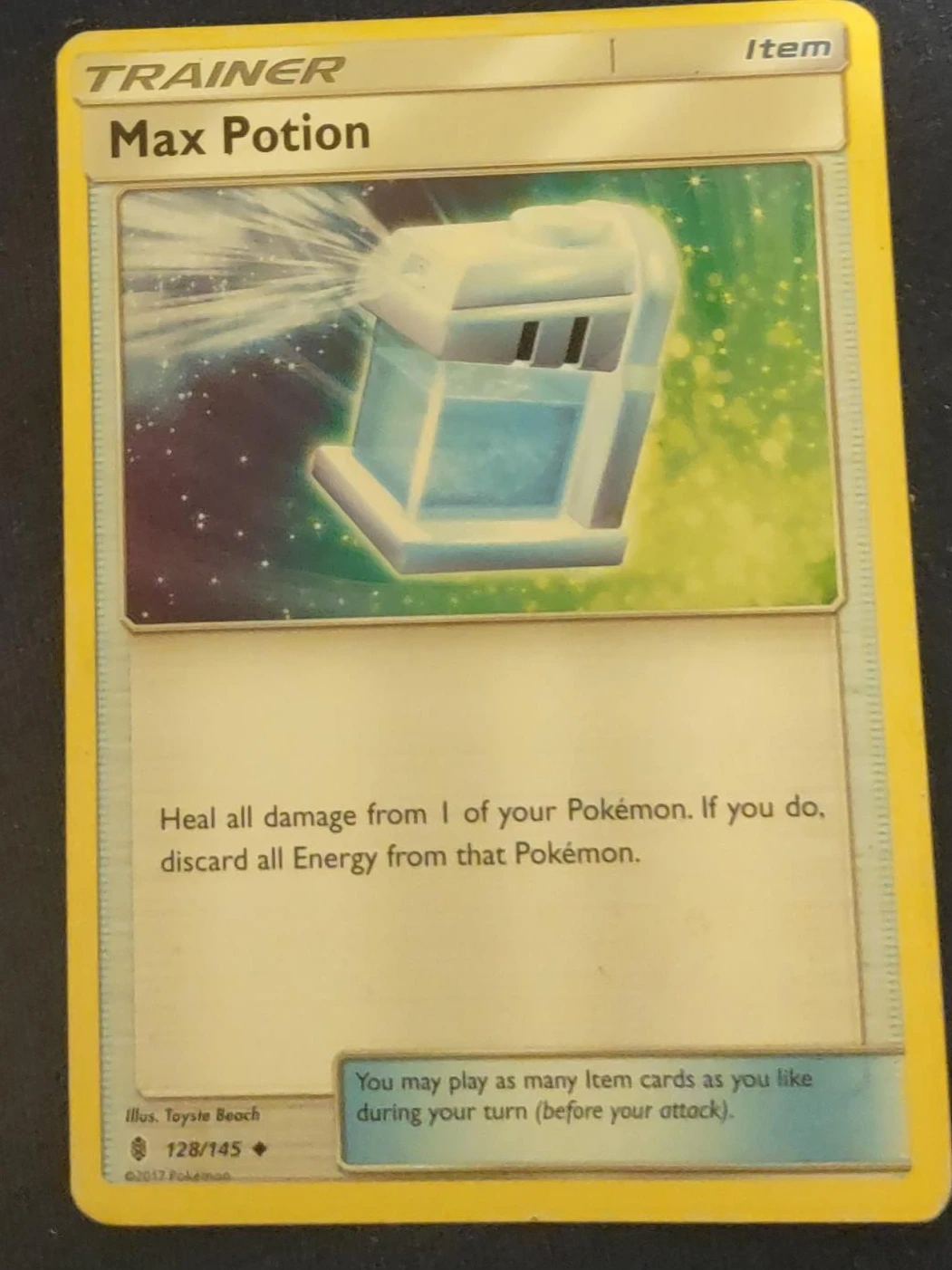 Pokemon TCG Max Potion Trainer Card 128/145