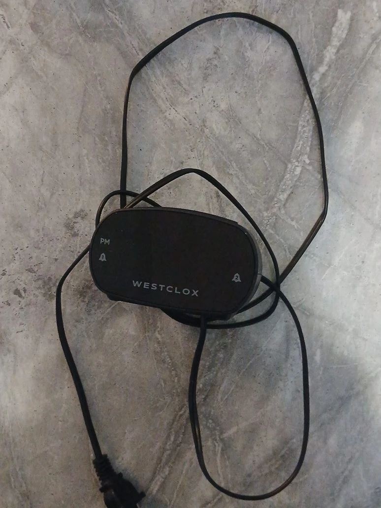 Westclox Black Digital Alarm Clock