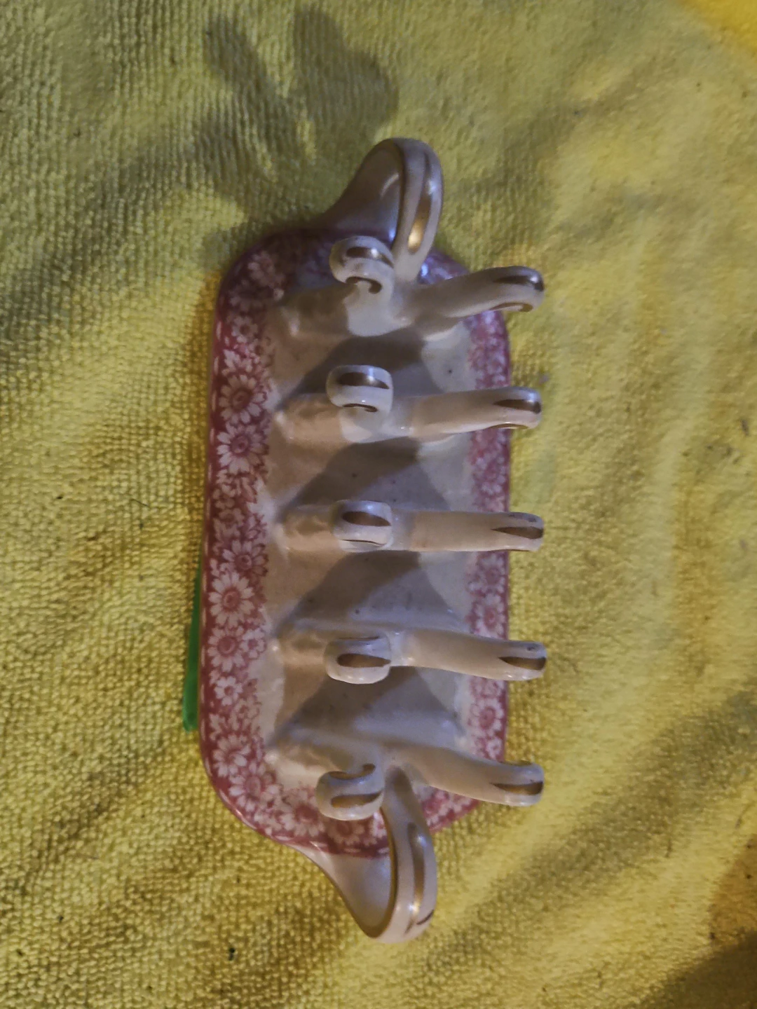 Vintage Porcelain Ring Holder Dish