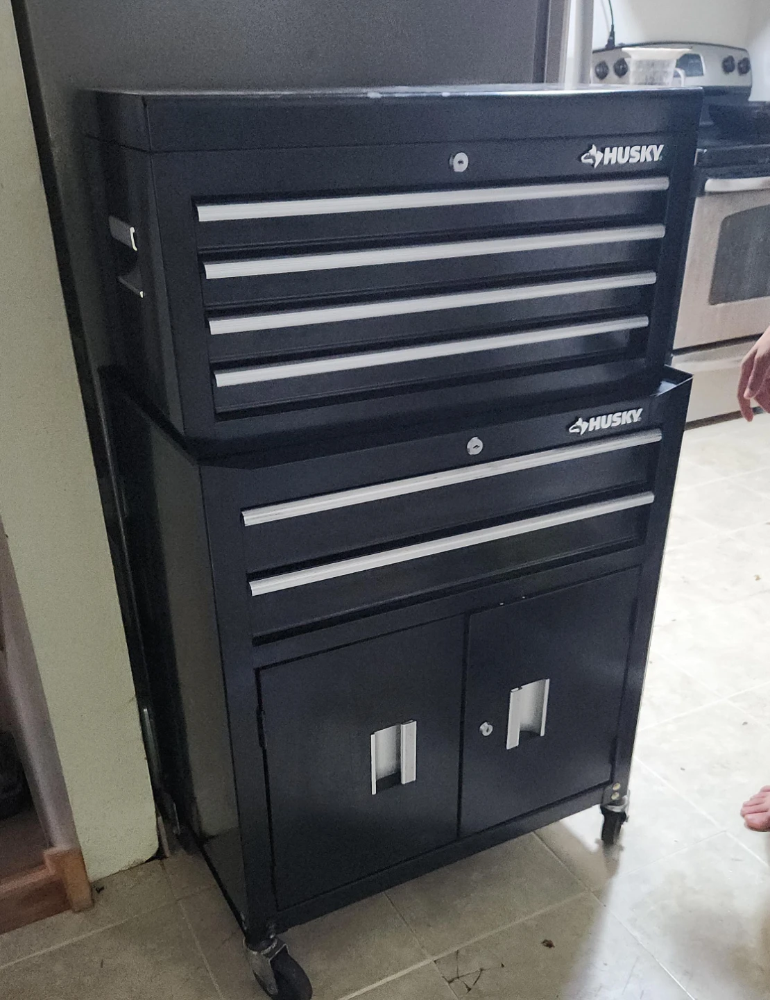 Husky Tool Chest and Cabinet Set