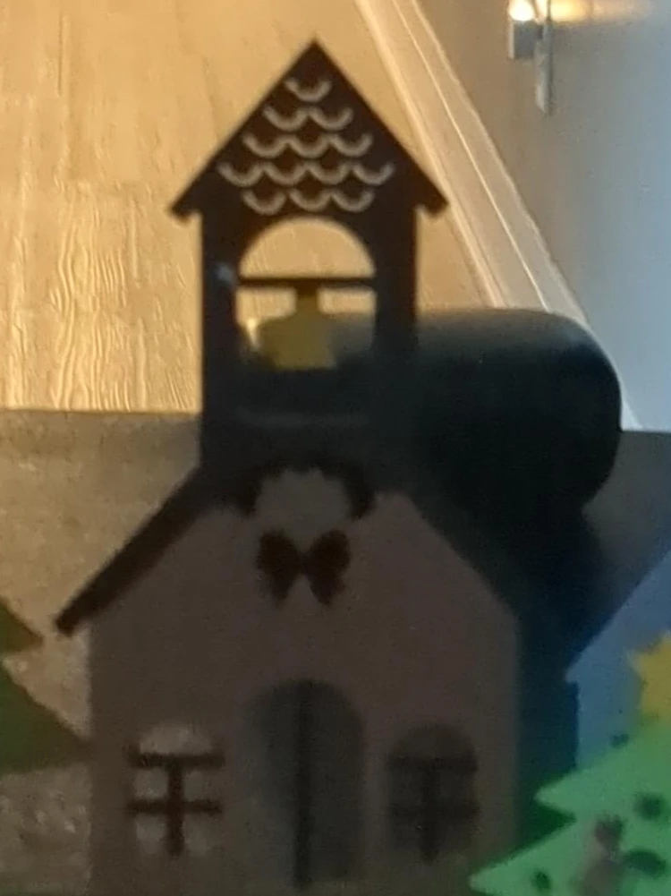 Wooden Christmas Village Building