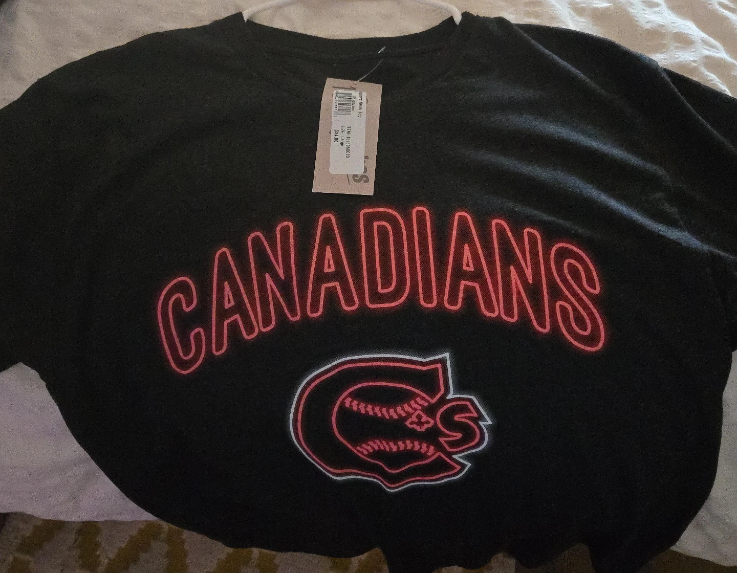 108 Stitches Vancouver Canadians Neon Tee - Large - photo 4