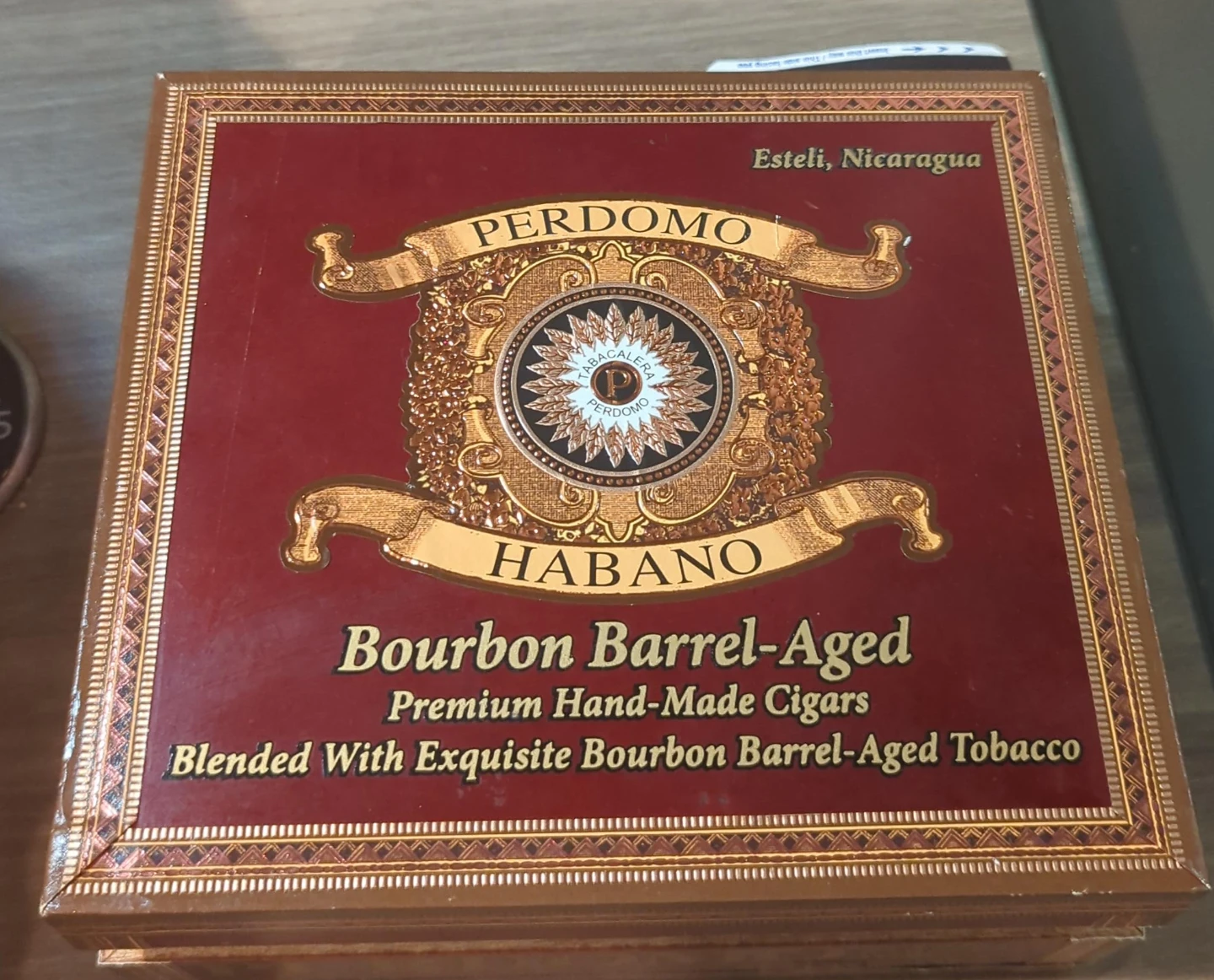 Perdomo Empty Wood Cigar Box