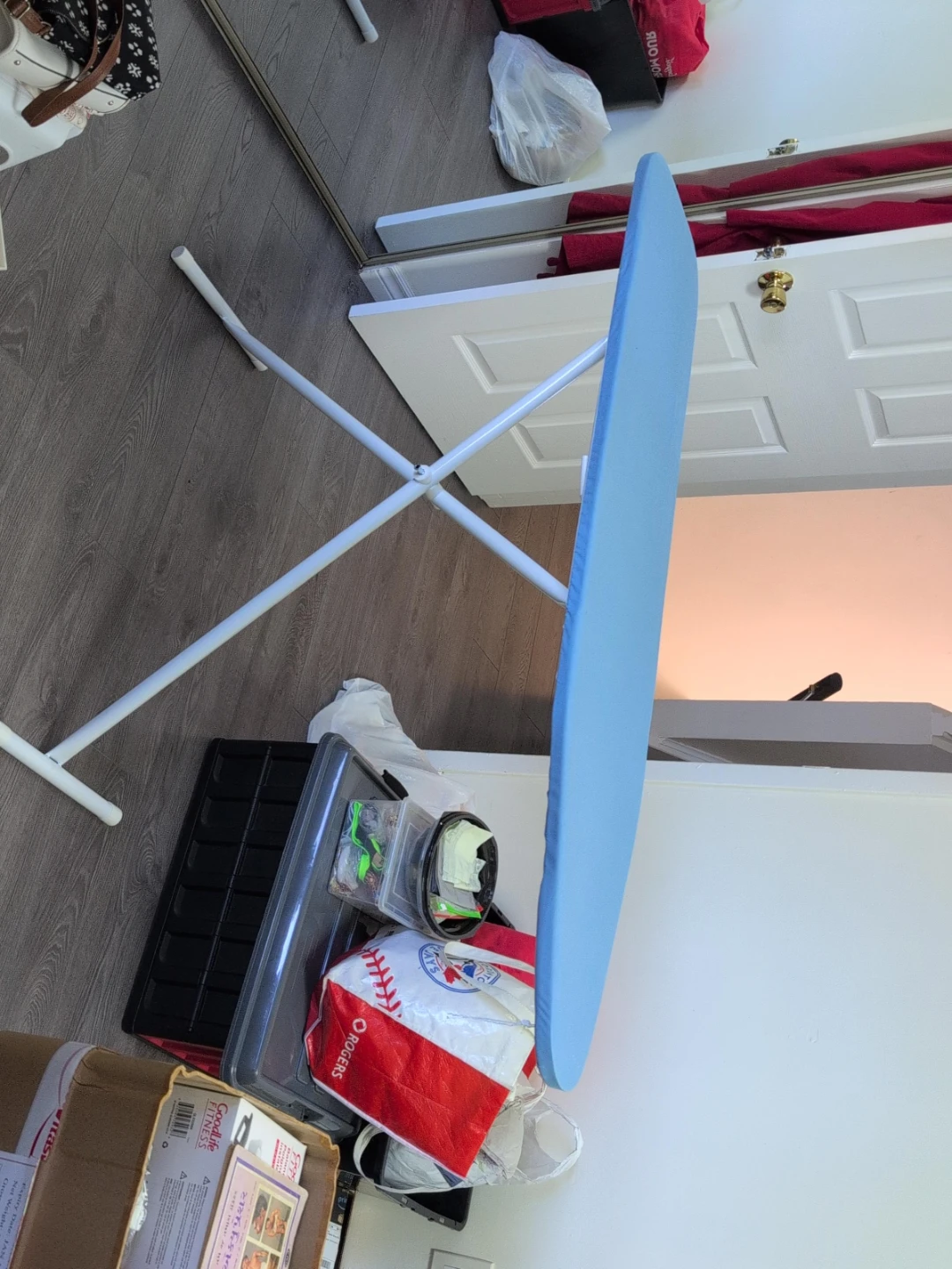 Blue Ironing Board