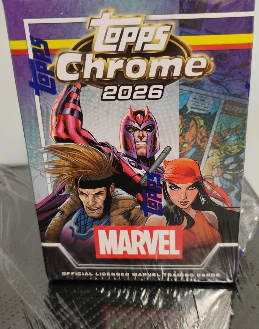 Topps Chrome 2026 Marvel Trading Cards Box