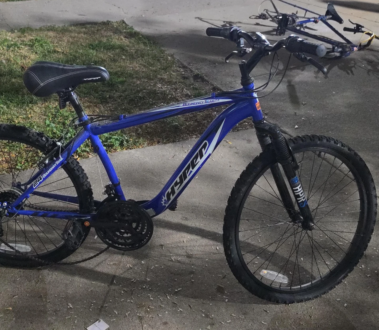 Blue Hyper Boundary Trail Mountain Bike - As Is