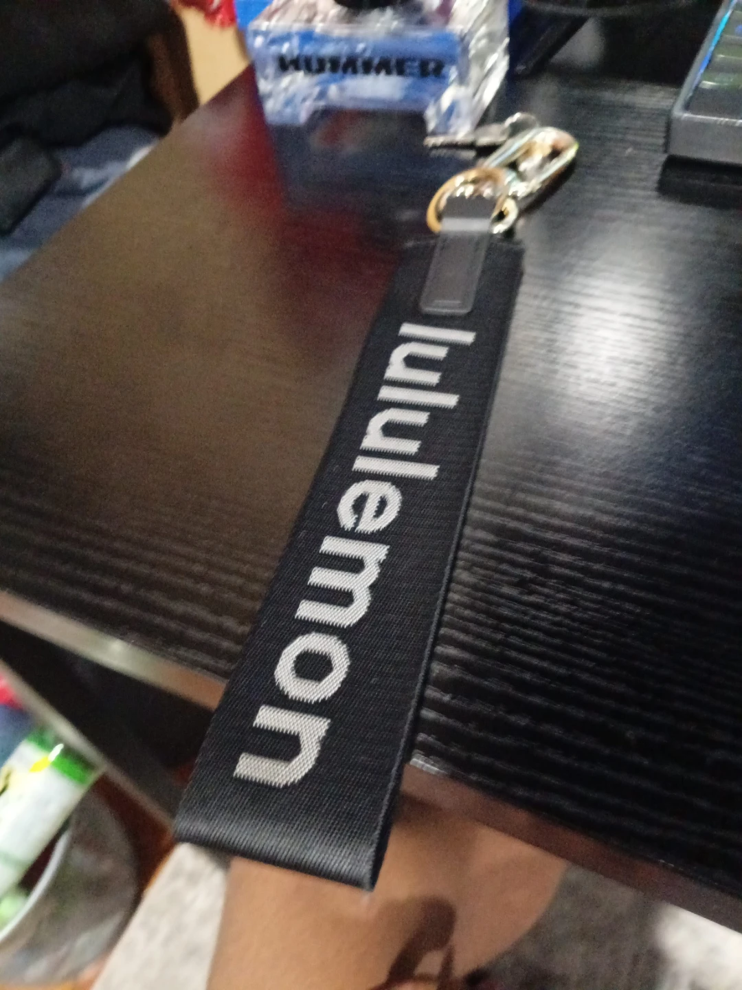 Lululemon keychain strap