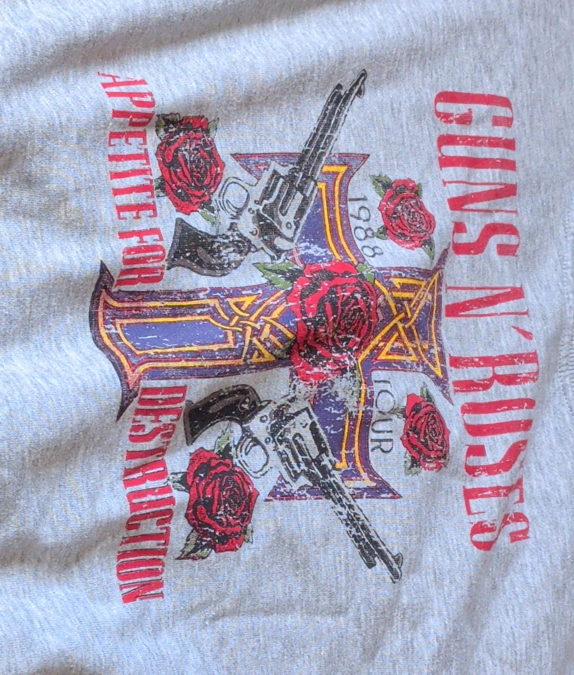 Guns N' Roses 'Appetite for Destruction' Tour T-Shirt