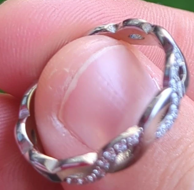 Sparkly Silver Ring